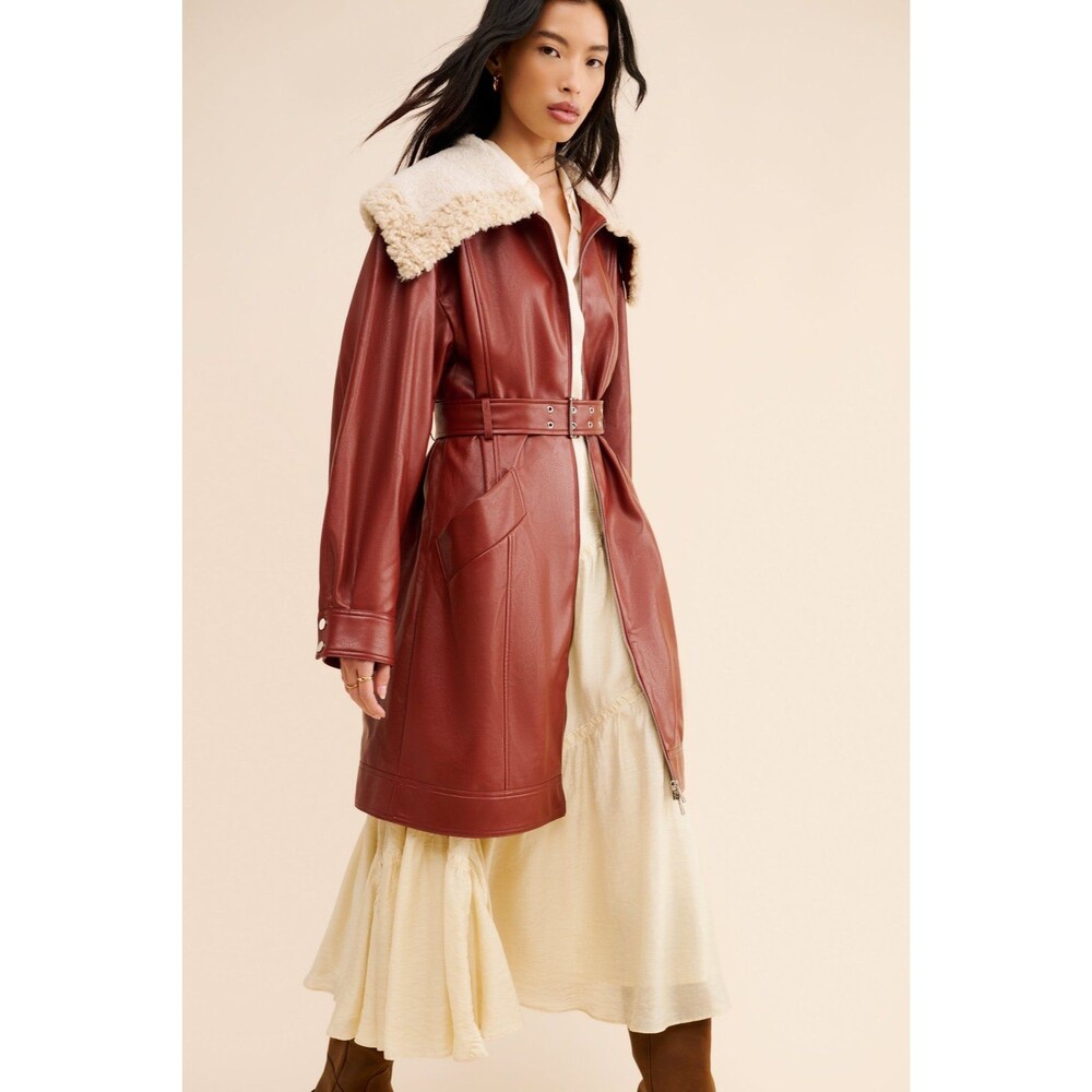Maeve Oversize Belted coat Size S